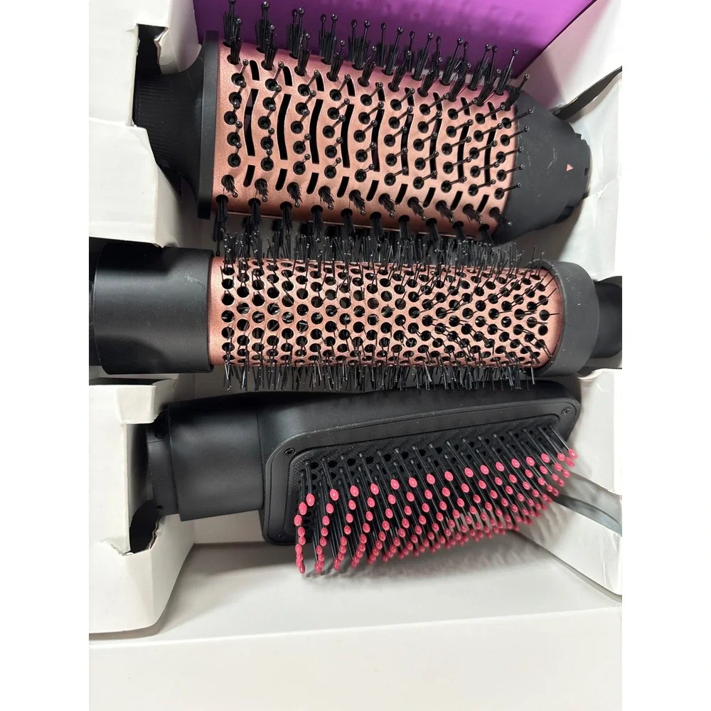 Wavytalk Air Sculpt 4-in-1 Hot Air Brush Set Black Rose Gold Hair Dryer Styler